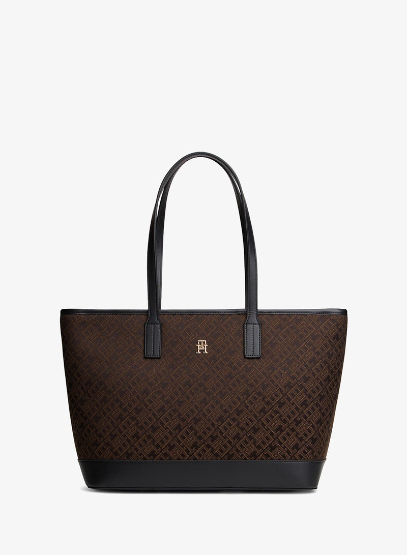 TOMMY HILFIGER Jacquard Tote Bag - Image 1